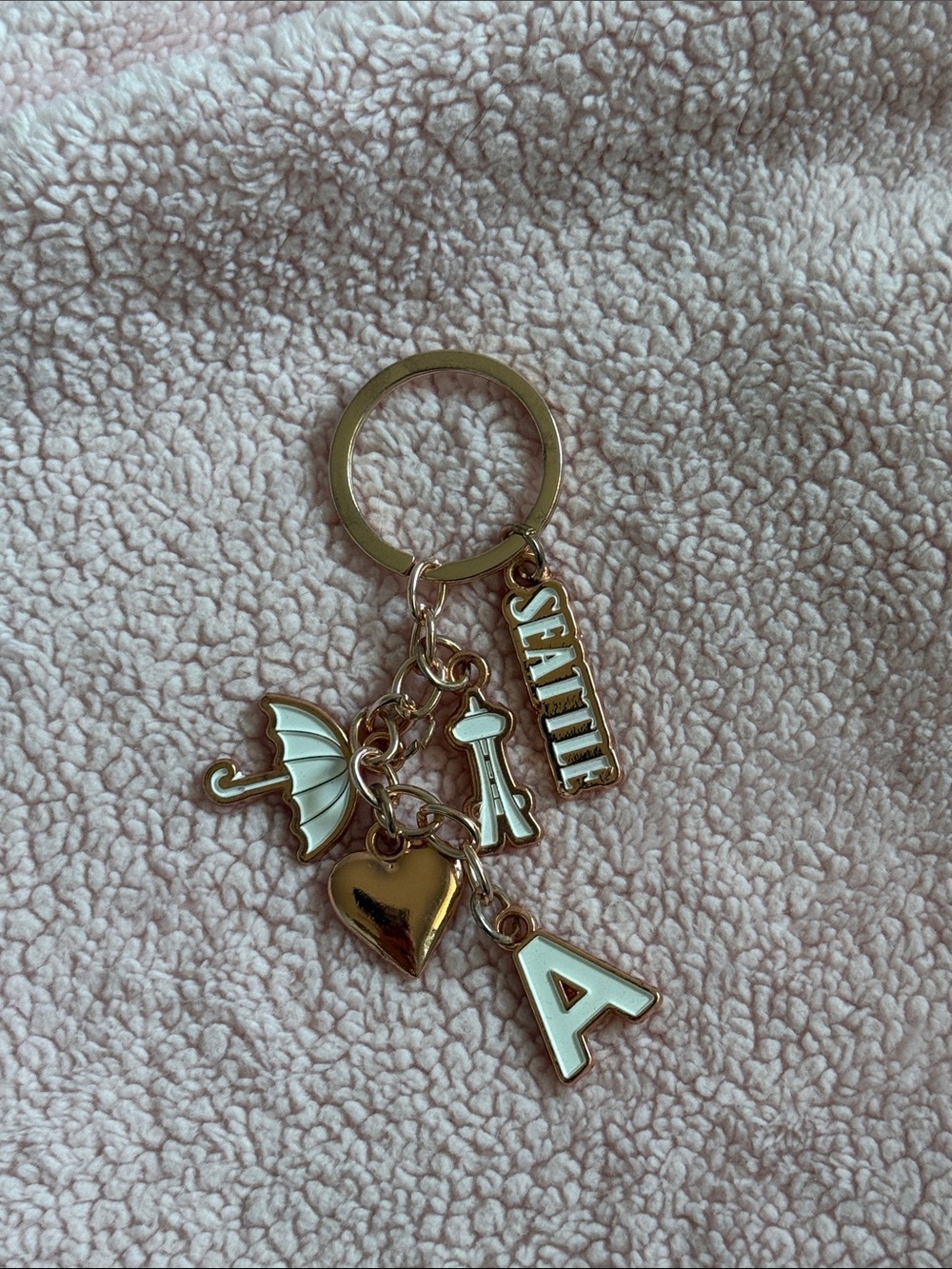Seattle “A” Keychain